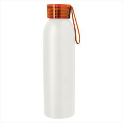 White with Orange Lid